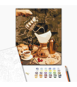 Malowanie po numerach Brushme "Specjalna herbata party" 40x50 cm