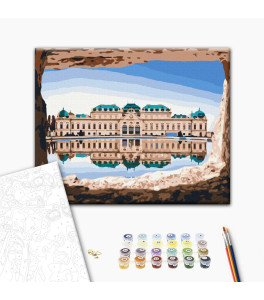 Painting by numbers Brushme "Beautiful view of the Belvedere" 40x50 cm