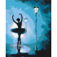 Malowanie po numerach Brushme "Balerina w świetle latarni" 40x50 cm