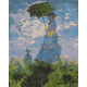 Malowanie po numerach Brushme "Kobieta z parasolem. Claude Monet" 40x50 cm