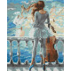 Painting by numbers Brushme "Musical girl" 40x50 cm