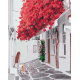 Malowanie po numerach Brushme "Jasny Bougainvillea" 40x50 cm