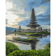 Malowanie po numerach Brushme "Oolong Świątynia Dana. Bali" 40x50 cm