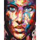 Malowanie po numerach Brushme "Portret w farbach" 40x50 cm