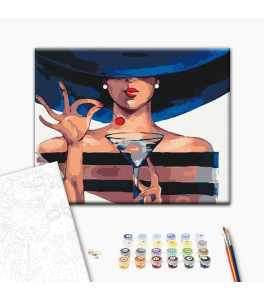 Malowanie po numerach Brushme "Cosmopolitan" 40x50 cm