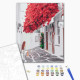 Malowanie po numerach Brushme "Jasny Bougainvillea" 40x50 cm