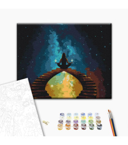 Painting by numbers Brushme "Harmony with space" 40x50 cm