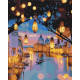 Painting by numbers Brushme "The evening glow of Venice" 40x50 cm