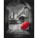 Malowanie po numerach Brushme "Czerwony parasol pod Big Benem" 40x50 cm