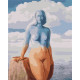 Malowanie po numerach "Czarna magia" Rene Magritte 40x50 cm