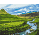 Malowanie po numerach Brushme "Łąka alpejska" 40x50 cm