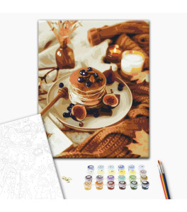 Malowanie po numerach Brushme "Placki jesienne" 40x50 cm Malowanie po numerach Brushme "Placki jesienne" 40x50 cm