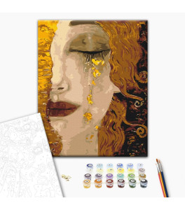 Painting by numbers Brushme "Golden tears. Anne–Marie Zilberman" 40x50 cm