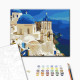 Malowanie po numerach Brushme "Widok na Santorini" 40x50 cm