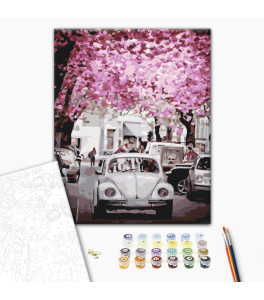 Painting by numbers Brushme "Spring in the city" 40x50 cm