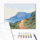Malowanie po numerach Brushme "Górska droga w Monako. Claude Monet" 40x50 cm