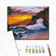 Malowanie po numerach Brushme "Fale morskie" 40x50 cm