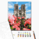 Malowanie po numerach Brushme "Katedra Notre Dame" 40x50 cm