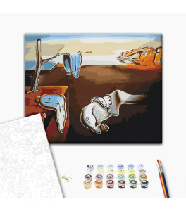Painting by numbers Brushme "The Persistence of Memory" 40x50 cm
