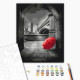 Malowanie po numerach Brushme "Czerwony parasol pod Big Benem" 40x50 cm