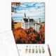 Malowanie po numerach Brushme "Jesienny widok Neuschwanstein" 40x50 cm