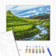 Malowanie po numerach Brushme "Łąka alpejska" 40x50 cm