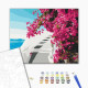 Malowanie po numerach Brushme "Kwiaty z Santorini" 40x50 cm
